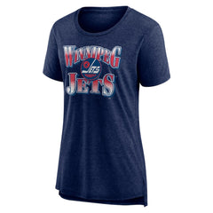 Winnipeg Jets Women's Crash the Net Tri-Blend T-Shirt - NHL T-shirts