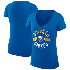 Buffalo Sabres G-III 4Her by Carl Banks Women's Super-Slim Fit Lightweight City Graphic V-Neck T-Shirt - NHL T-shirts
