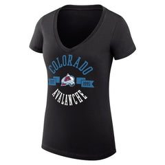 Colorado Avalanche G-III 4Her by Carl Banks Women's Super-Slim Fit Lightweight City Graphic V-Neck T-Shirt - NHL T-shirts