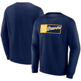 Milwaukee Brewers Fanatics Focus Fleece Pullover Sweatshirt - MLB Pullover