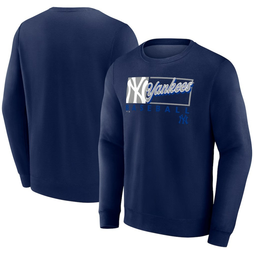 New York Yankees Fanatics Focus Fleece Pullover Sweatshirt - MLB Pullover