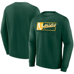 Athletics Fanatics Focus Fleece Pullover Sweatshirt - MLB Pullover