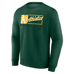 Athletics Fanatics Focus Fleece Pullover Sweatshirt - MLB Pullover