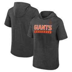 San Francisco Giants Fanatics Push Short Sleeve Pullover Hoodie - MLB Hoodies