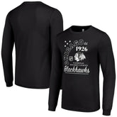 Chicago Blackhawks Starter Arch City Theme Graphic Long Sleeve T-Shirt - NHL T-shirts