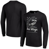 Detroit Red Wings Starter Arch City Theme Graphic Long Sleeve T-Shirt - NHL T-shirts
