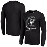 Pittsburgh Penguins Starter Arch City Theme Graphic Long Sleeve T-Shirt - NHL T-shirts