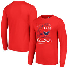 Washington Capitals Starter Arch City Theme Graphic Long Sleeve T-Shirt - NHL T-shirts