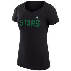 Dallas Stars G-III 4Her by Carl Banks Women's Super-Slim Fit Lightweight Dot Print Team T-Shirt - NHL T-shirts