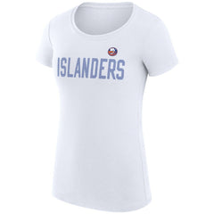 New York Islanders G-III 4Her by Carl Banks Women's Super-Slim Fit Lightweight Dot Print Team T-Shirt - NHL T-shirts