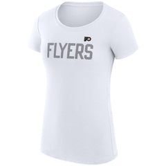 Philadelphia Flyers G-III 4Her by Carl Banks Women's Super-Slim Fit Lightweight Dot Print Team T-Shirt - NHL T-shirts
