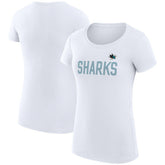San Jose Sharks G-III 4Her by Carl Banks Women's Super-Slim Fit Lightweight Dot Print Team T-Shirt - NHL T-shirts