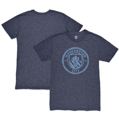 Manchester City Color Crest Twisted Tri-Blend T-Shirt
