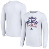 Colorado Avalanche Starter Puck Long Sleeve T-Shirt - NHL T-shirts