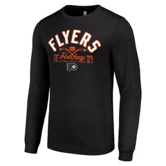 Philadelphia Flyers Starter Puck Long Sleeve T-Shirt - NHL T-shirts