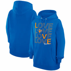 Blue New York Knicks G-III 4Her by Carl Banks Women's Basketball Love Fleece Pullover Hoodie | NBA