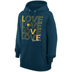 Navy Indiana Pacers G-III 4Her by Carl Banks Women's Basketball Love Fleece Pullover Hoodie | NBA