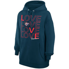 Navy Oklahoma City Thunder G-III 4Her by Carl Banks Women's Basketball Love Fleece Pullover Hoodie | NBA