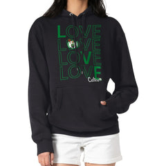 Black Boston Celtics G-III 4Her by Carl Banks Women's Basketball Love Fleece Pullover Hoodie | NBA
