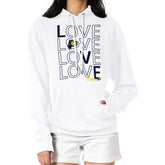White Indiana Pacers G-III 4Her by Carl Banks Women's Basketball Love Fleece Pullover Hoodie | NBA