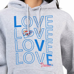 Heather Gray Oklahoma City Thunder G-III 4Her by Carl Banks Women's Basketball Love Fleece Pullover Hoodie | NBA