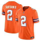 Denver Broncos Patrick Surtain II Alternate Mile High Collection 1977 Throwback Vapor F.U.S.E. Limited Jersey | NFL Discount