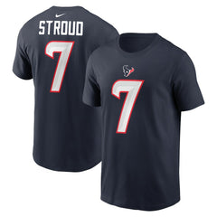 Houston Texans C.J. Stroud Player Name & Number T-Shirt | NFL Hot