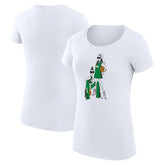 White Boston Celtics G-III 4Her by Carl Banks Women's Super-Slim Fit Lightweight Basketball Girls T-Shirt | NBA