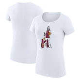 White Cleveland Cavaliers G-III 4Her by Carl Banks Women's Super-Slim Fit Lightweight Basketball Girls T-Shirt sale | NBA
