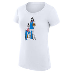 White Oklahoma City Thunder G-III 4Her by Carl Banks Women's Super-Slim Fit Lightweight Basketball Girls T-Shirt | NBA