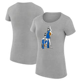 Heather Gray Dallas Mavericks G-III 4Her by Carl Banks Women's Super-Slim Fit Lightweight Basketball Girls T-Shirt sale | NBA