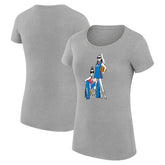 Heather Gray Oklahoma City Thunder G-III 4Her by Carl Banks Women's Super-Slim Fit Lightweight Basketball Girls T-Shirt | NBA