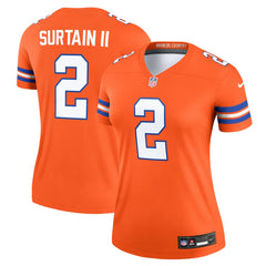 Denver Broncos Patrick Surtain II Women's Alternate Legend Player Performance Top | NFL Online