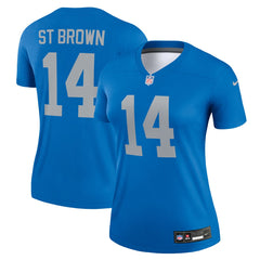 Detroit Lions Amon-Ra St. Brown Women's Alternate Legend Player Performance Top | NFL Outlet
