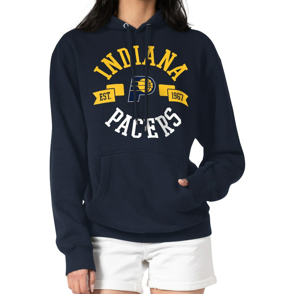 Navy Indiana Pacers G-III 4Her by Carl Banks Women's City Pullover Hoodie | NBA