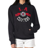 Black LA Clippers G-III 4Her by Carl Banks Women's City Pullover Hoodie | NBA