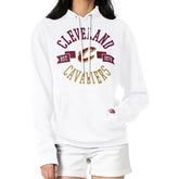 White Cleveland Cavaliers G-III 4Her by Carl Banks Women's City Pullover Hoodie sale | NBA