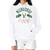 White Milwaukee Bucks G-III 4Her by Carl Banks Women's City Pullover Hoodie | NBA