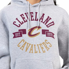 Heather Gray Cleveland Cavaliers G-III 4Her by Carl Banks Women's City Pullover Hoodie sale | NBA