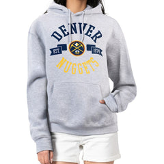 Heather Gray Denver Nuggets G-III 4Her by Carl Banks Women's City Pullover Hoodie sale | NBA
