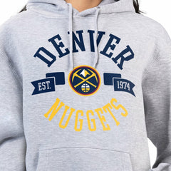 Heather Gray Denver Nuggets G-III 4Her by Carl Banks Women's City Pullover Hoodie sale | NBA