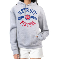 Heather Gray Detroit Pistons G-III 4Her by Carl Banks Women's City Pullover Hoodie sale | NBA