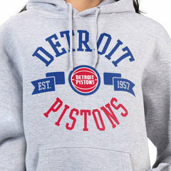 Heather Gray Detroit Pistons G-III 4Her by Carl Banks Women's City Pullover Hoodie sale | NBA