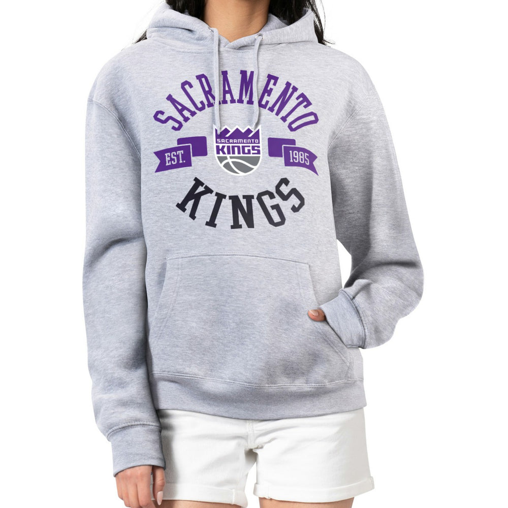 Heather Gray Sacramento Kings G-III 4Her by Carl Banks Women's City Pullover Hoodie | NBA