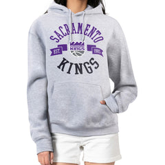 Heather Gray Sacramento Kings G-III 4Her by Carl Banks Women's City Pullover Hoodie | NBA