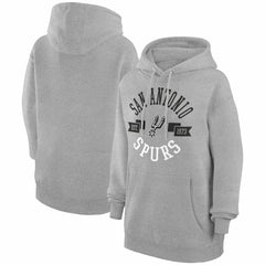 Heather Gray San Antonio Spurs G-III 4Her by Carl Banks Women's City Pullover Hoodie | NBA
