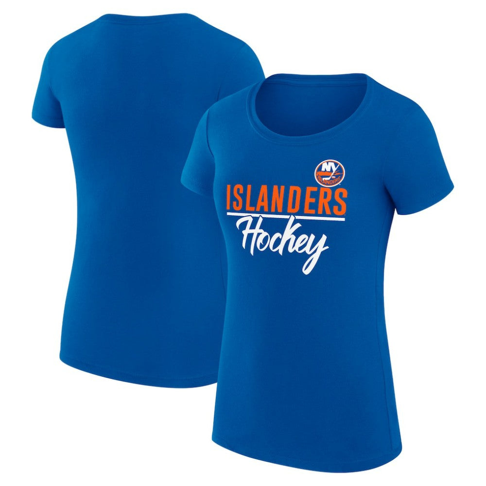 New York Islanders G-III 4Her by Carl Banks Women's Super-Slim Fit Lightweight Team Sport T-Shirt - NHL T-shirts