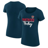 Florida Panthers G-III 4Her by Carl Banks Women's Super-Slim Fit Lightweight Team Sport T-Shirt - NHL T-shirts