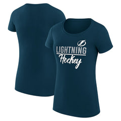 Tampa Bay Lightning G-III 4Her by Carl Banks Women's Super-Slim Fit Lightweight Team Sport T-Shirt - NHL T-shirts