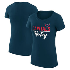 Washington Capitals G-III 4Her by Carl Banks Women's Super-Slim Fit Lightweight Team Sport T-Shirt - NHL T-shirts